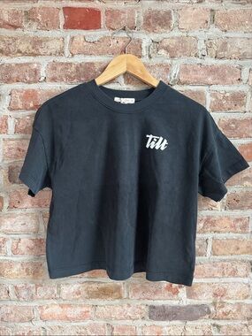 Marine Lauer Black Crewneck Tee NWT